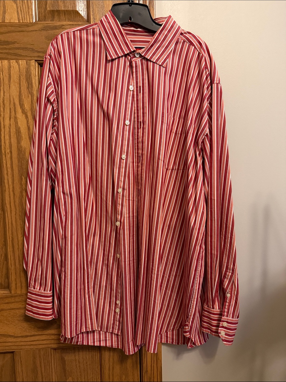 Austin Reed Vertical Stripe Button Up Shirt